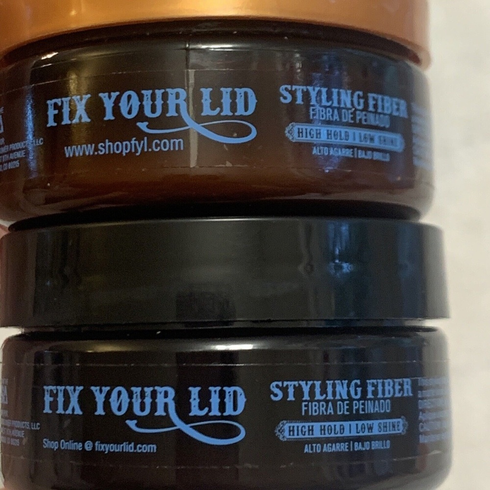 SOLD 2x Your Lid Styling Fiber Short/Choppy High Hold Low Shine Hair Pomade New - Picture 6 of 8
